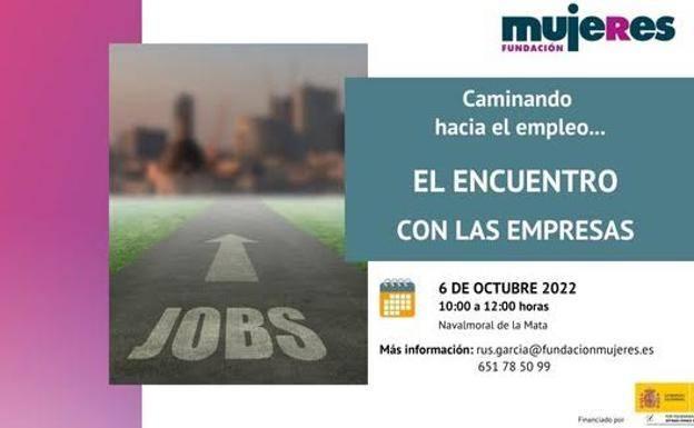 Fundación Mujeres organizará el jueves en Navalmoral un encuentro sobre empleo