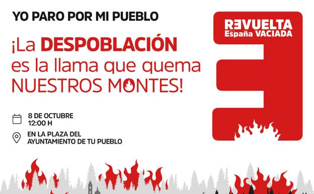 La Revuelta de la España Vaciada se moviliza este sábado para reclamar otro modelo de gestión forestal y evitar los incendios