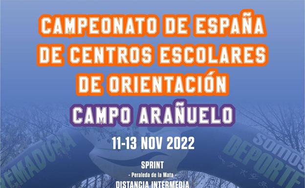 Talayuela, Navalmoral y Peraleda acogerán el Campeonato de España de Centros Escolares de Orientación