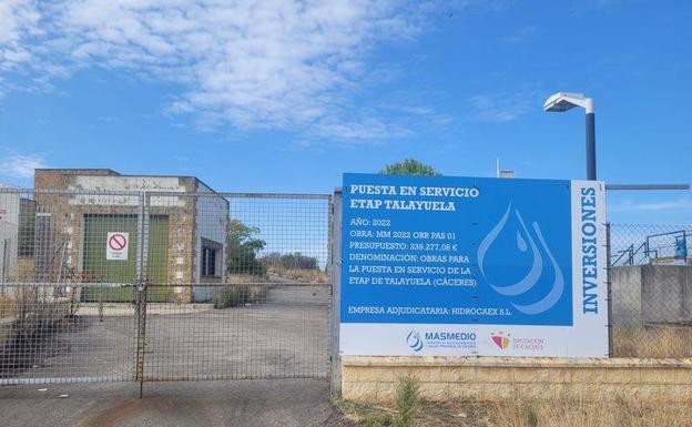 Empiezan las obras para la puesta en marcha de la ETAP de Talayuela