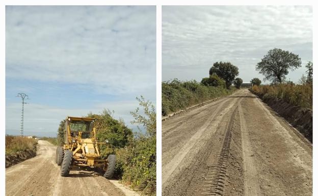 Dan comienzo los trabajos de mejora de los caminos municipales