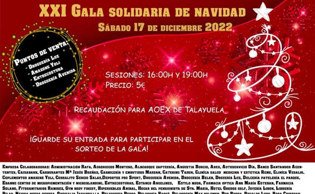 A la venta las entradas para disfrutar de la Gala Solidaria de Navidad