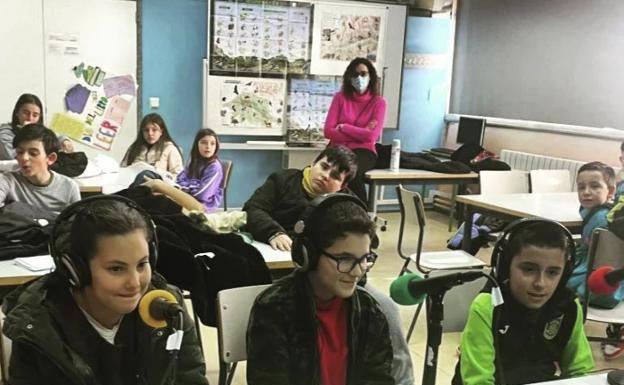 Los alumnos del San José, de Tiétar, se vuelven locutores