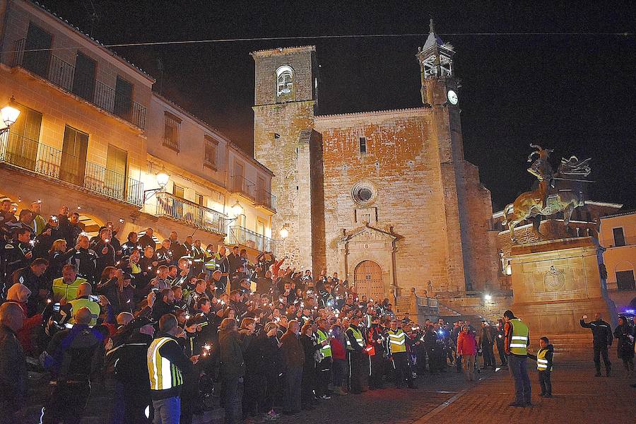 Más de 160 personas participan en la IV ruta motera de las Antorchas