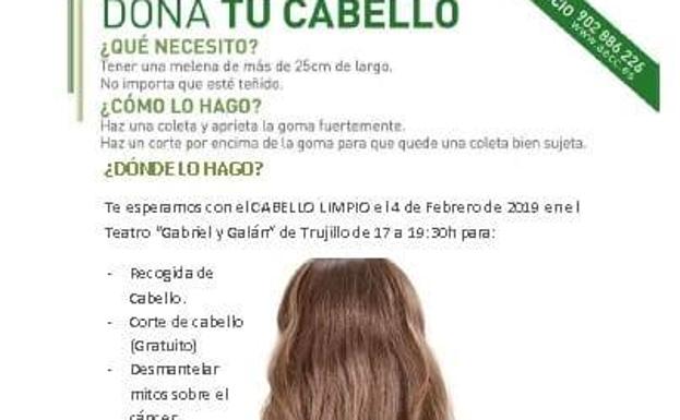 La asamblea local de la AECC celebra el día Mundial contra el Cáncer con una donación de pelo