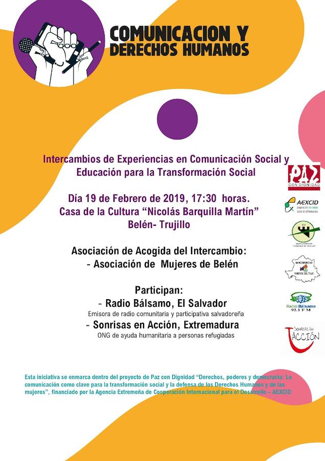 La casa de cultura de Belén acoge hoy un intercambio de experiencias de comunicación social