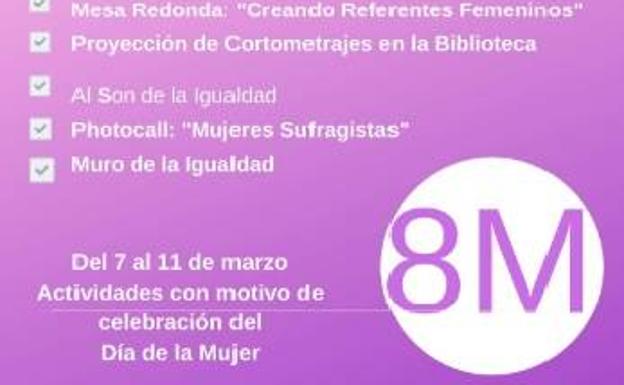 El IES Turgalium celebrará el día de la Mujer con actividades que se desarrollarán del 7 al 11 de marzo