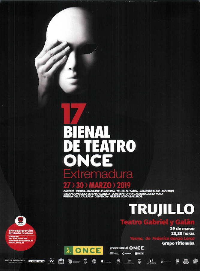 El teatro Gabriel y Galán acoge hoy 'Yerma' de la Bienal de Teatro ONCE