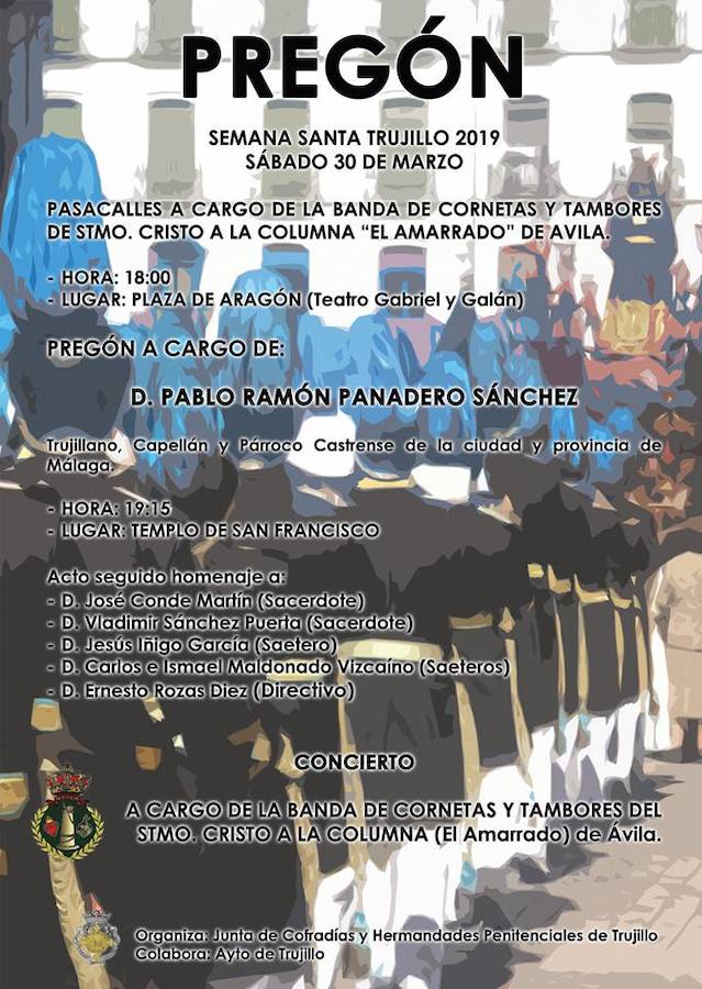 El pregón de Semana Santa tiene lugar hoy en San Francisco