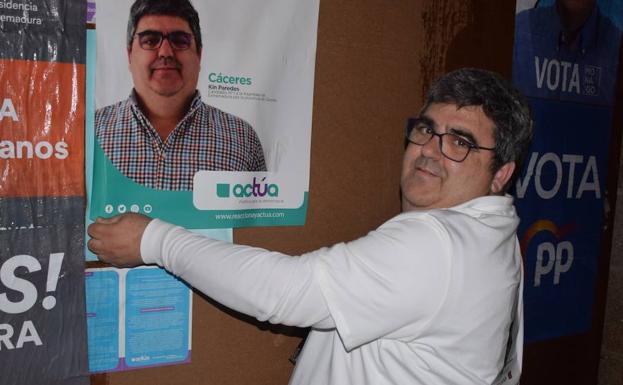 Joaquín Paredes, presente en los cuatro procesos electorales de abril y mayo