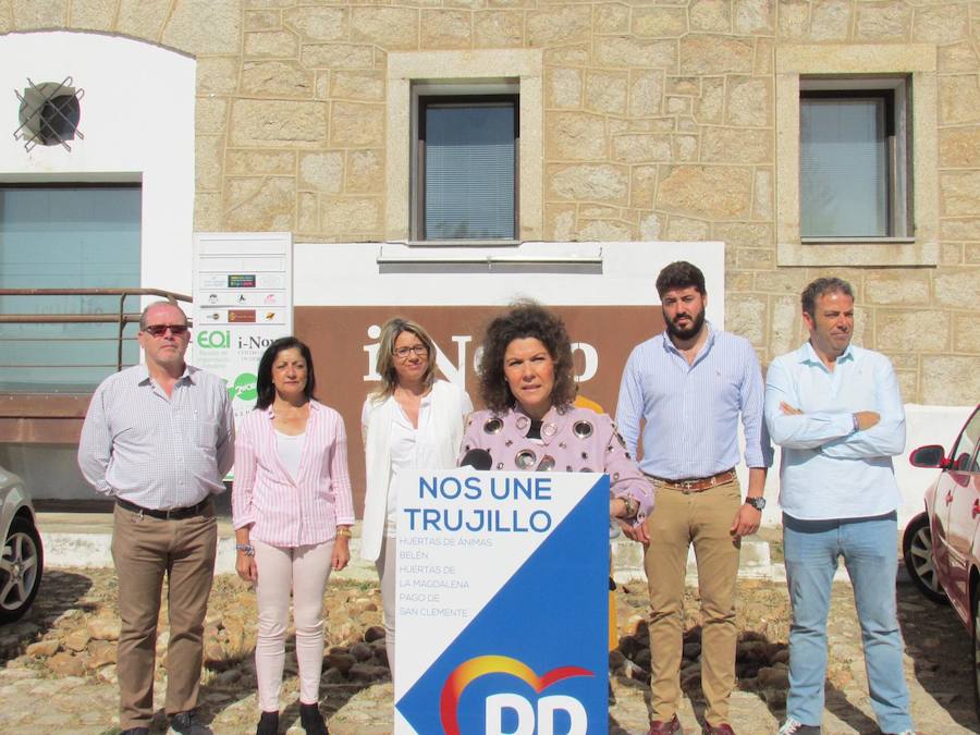El PP quiere revitalizar las empresas y el empleo con 'Trujillo emplea', 'Trujillo Empresarial' y 'Trujillo te Ayuda'