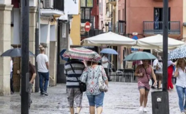 Las tormentas dejan 31,5 litros en Trujillo, 27 en Navalmoral y algunas inundaciones