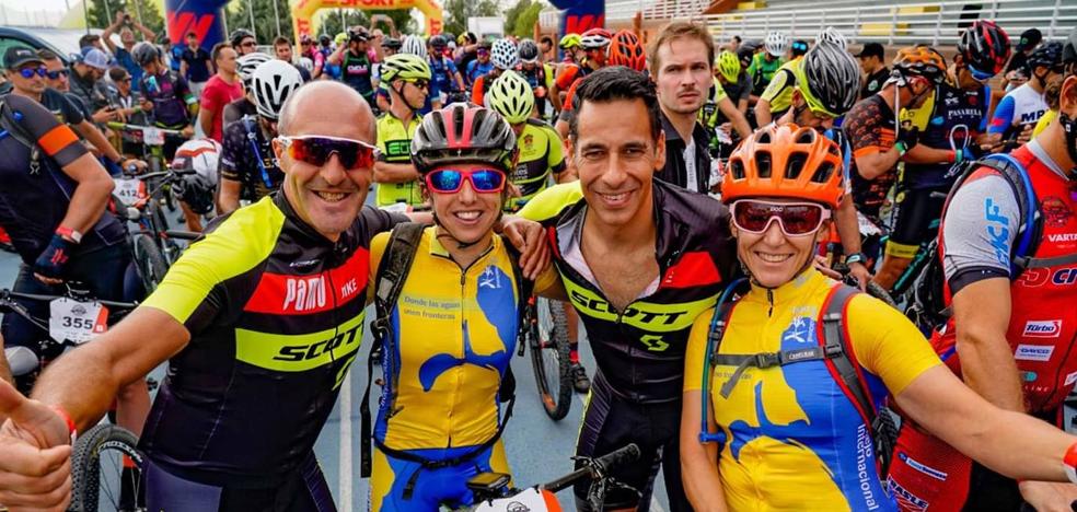 Sánchez y Barrado, satisfechos por la experiencia «bestial» de la 'Non Stop Madrid-Lisboa'