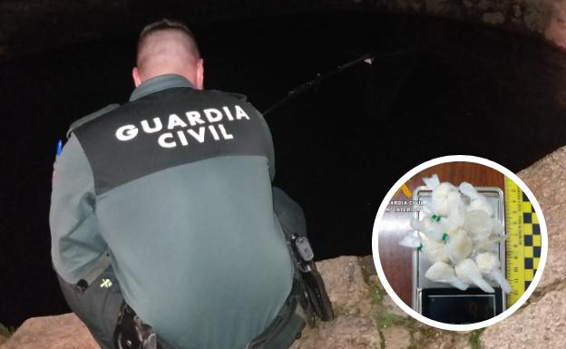 Detenido en Trujillo tras arrojar a un pozo 54 dosis de cocaína y huir de la Guardia Civil
