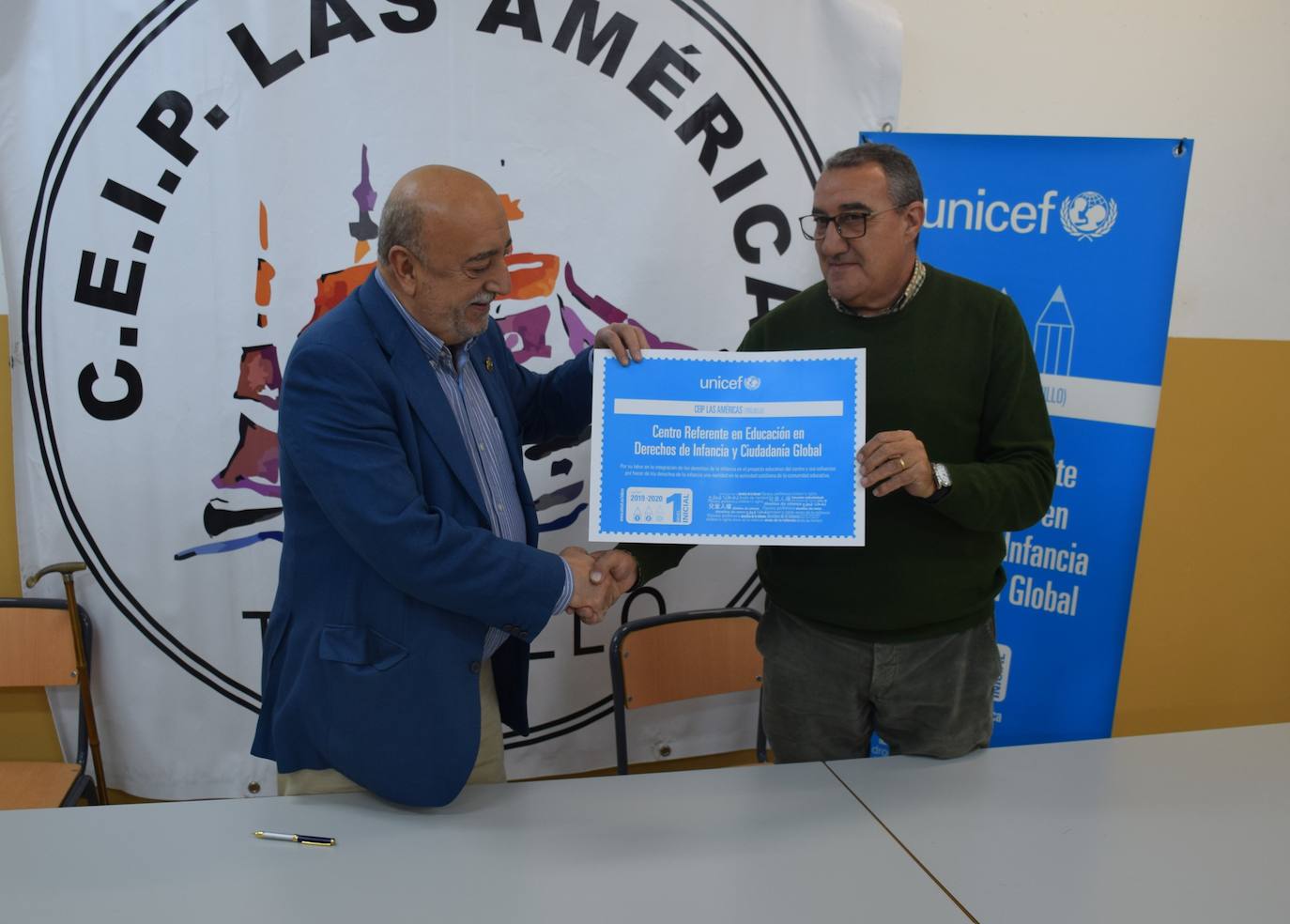 El colegio Las Américas vuelve a ser centro referente para Unicef