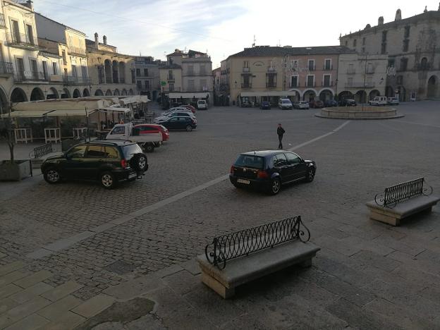 La plaza Mayor quedará cortada al tráfico durante las navidades