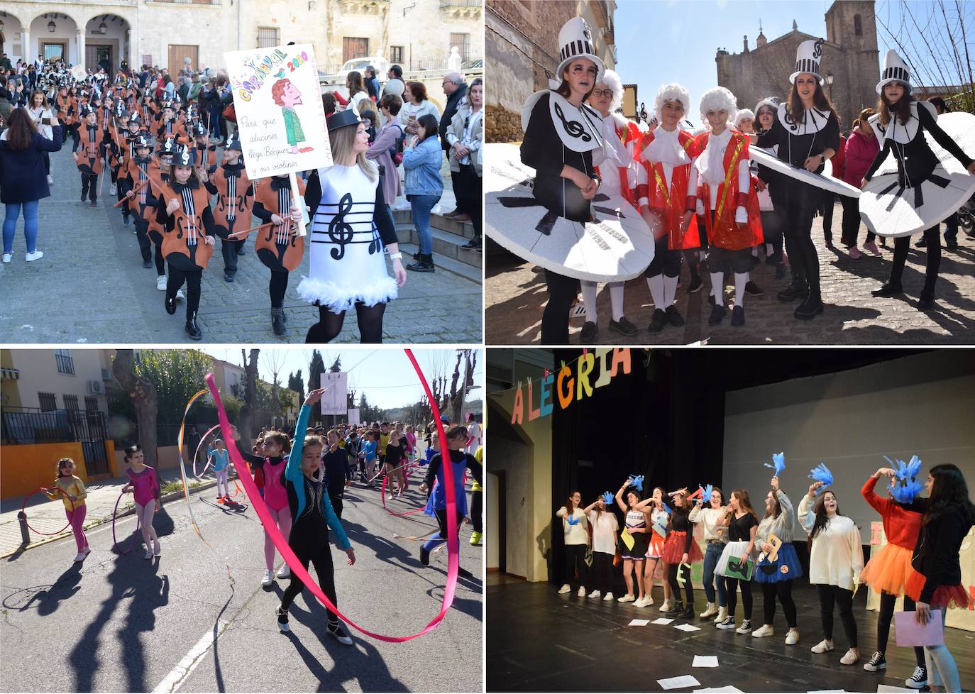 El carnaval escolar da paso a los festejos taurinos con buen ambiente
