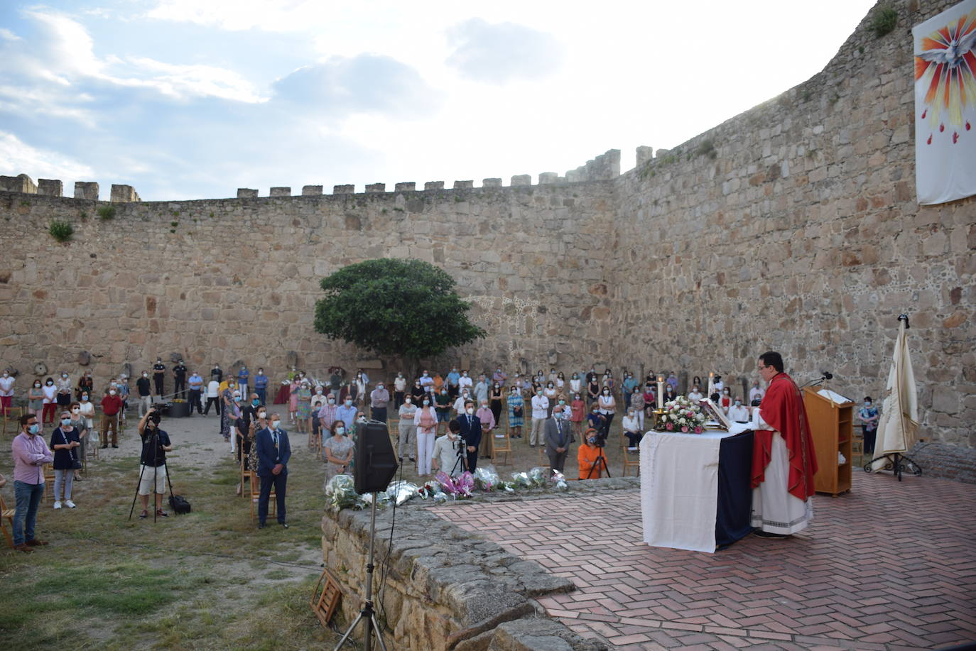 Ofreda Floral, donde no faltaron las mascarillas