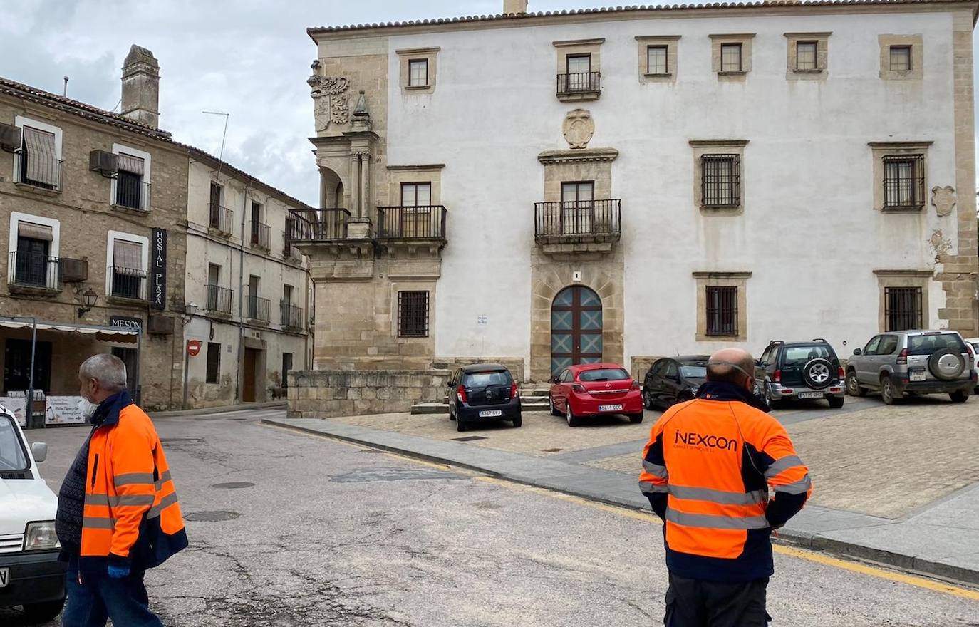 Las obras en el palacio de los Barrantes Cervantes, a la espera de la licencia municipal