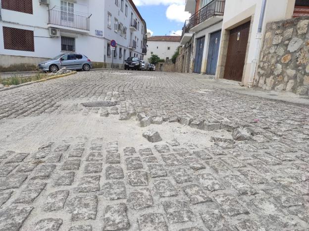 Los desperfectos de la calle Goro se arreglarán próximamente