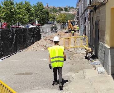 Comienzan las obras en la avenida de Miajadas