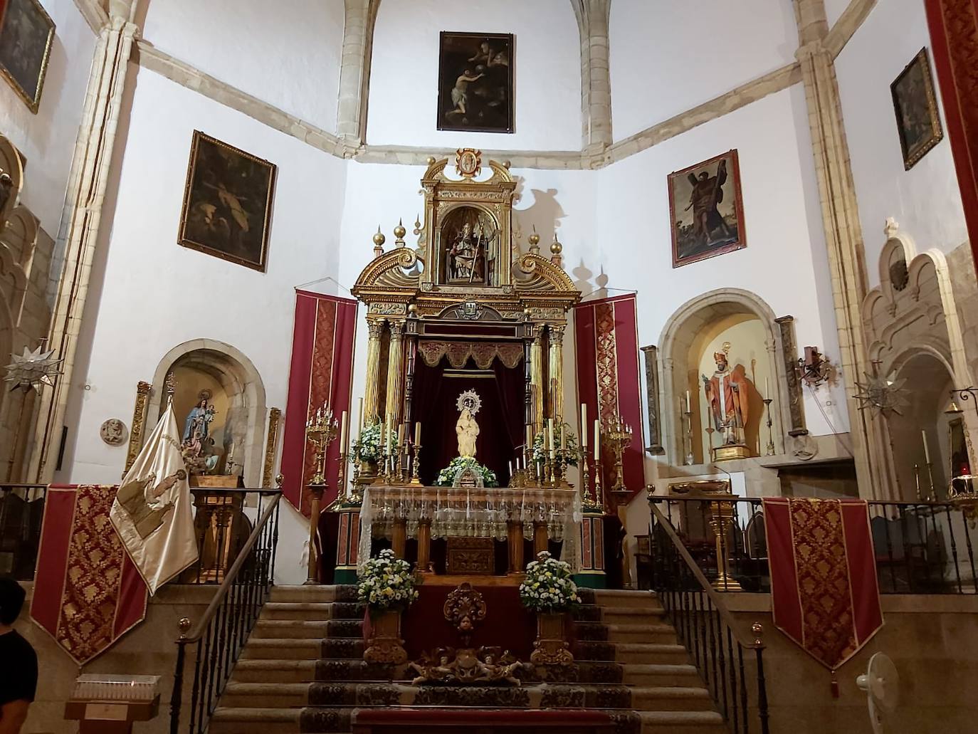 La Patrona ya está en San Martín para dar comienzo hoy a los actos religiosos de las fiestas