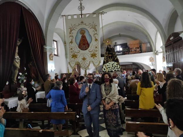 Huertas de Ánimas despide sus fiestas mostrando la devoción a su Patrona