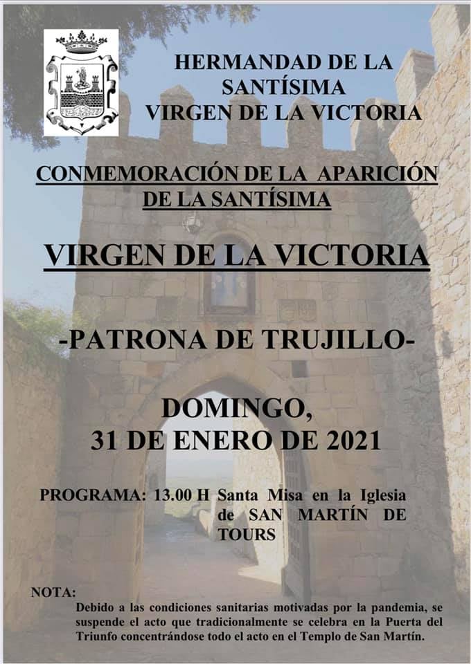 Conmemoración de la aparición de la Virgen de la Victoria con una misa esta mañana