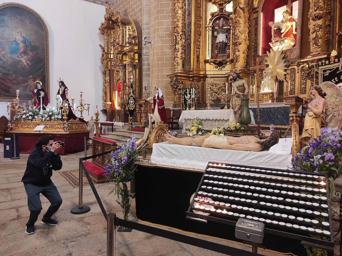 La Junta de Cofradías muestra la mayoría de sus imágenes en la iglesia de San Francisco