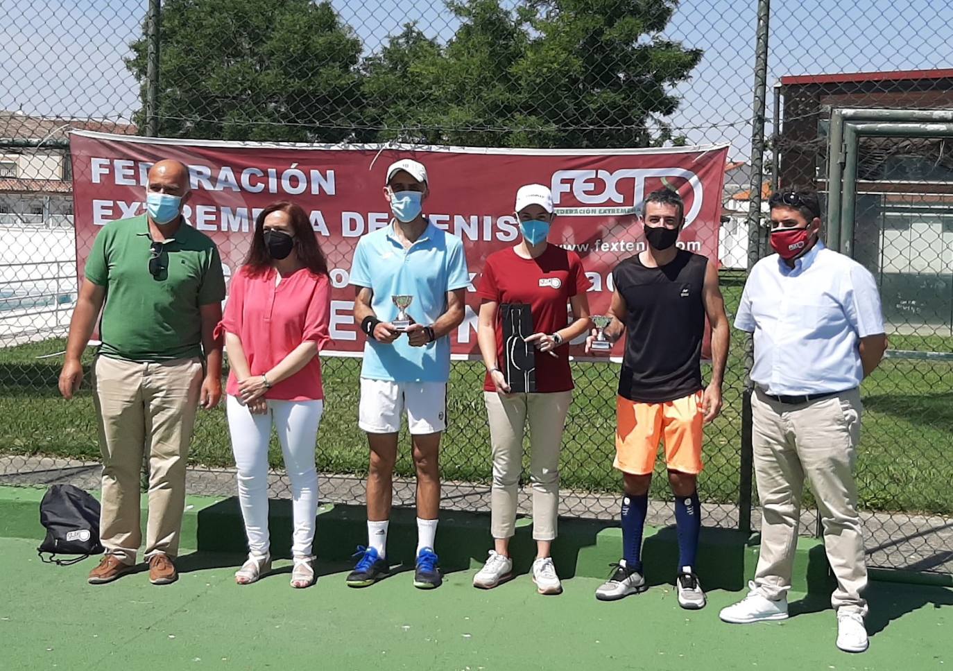 El tenista trujillano, Antonio Mateos Cisneros, vuelve a proclamarse campeón de Extremadura