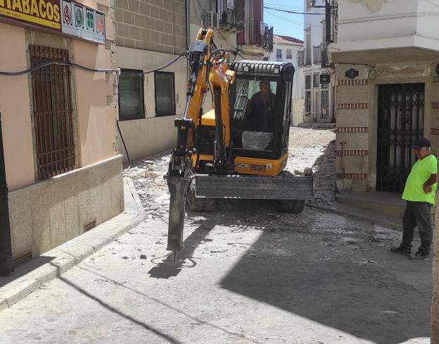 Las obras en el centro de la ciudad pueden alargarse hasta principios de septiembre