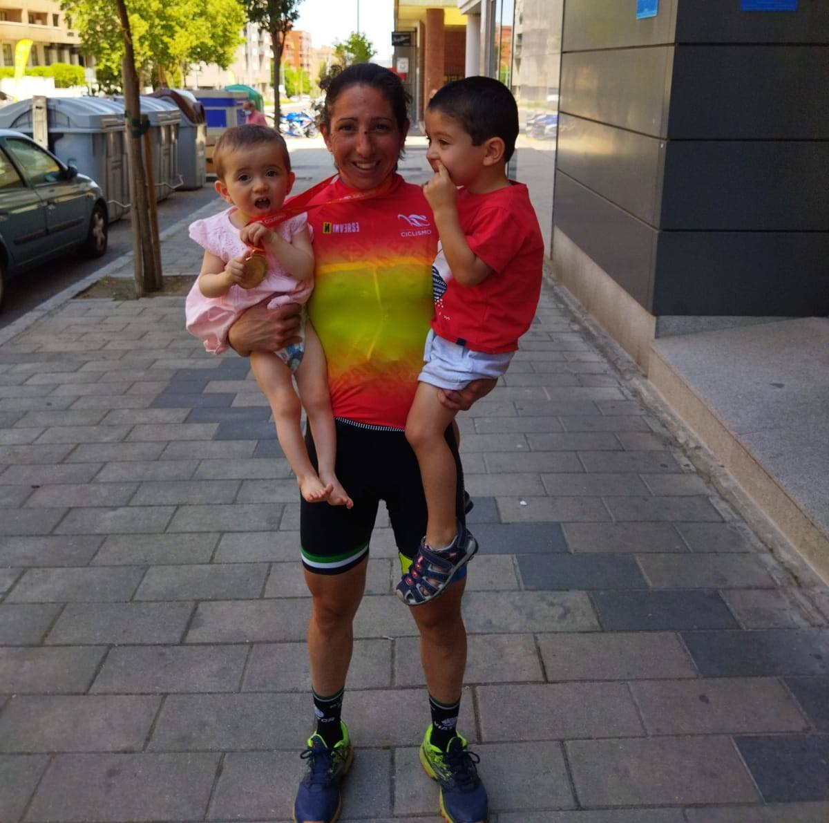 La ciclista trujillana Cristina Barrado ha tenido un mes de julio «impensable»