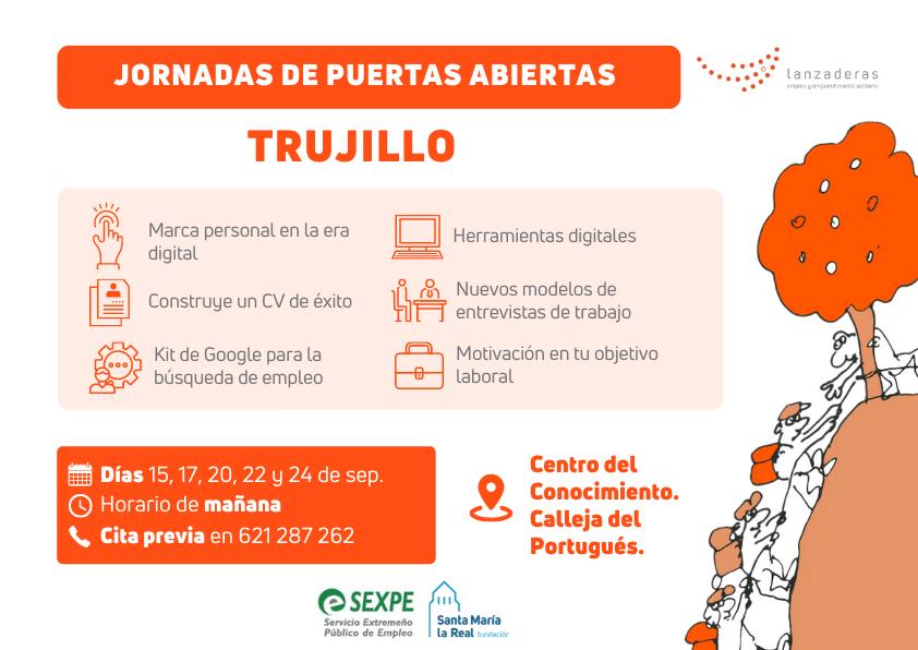 La lanzadera de empleo de Trujillo programa unas jornadas de puertas abiertas