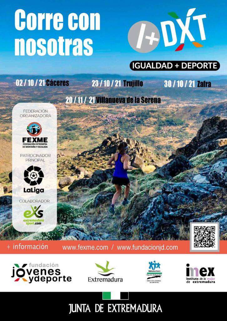 El programa 'Corre con nosotras', de la Federación Extremeña de Montaña, hace su parada hoy en la ciudad