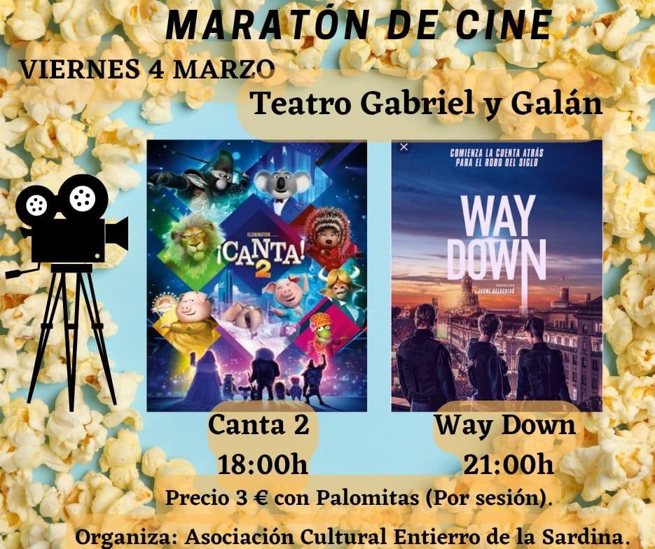 La Asociación Entierro de la Sardina lleva a cabo un 'maratón de cine' hoy y mañana