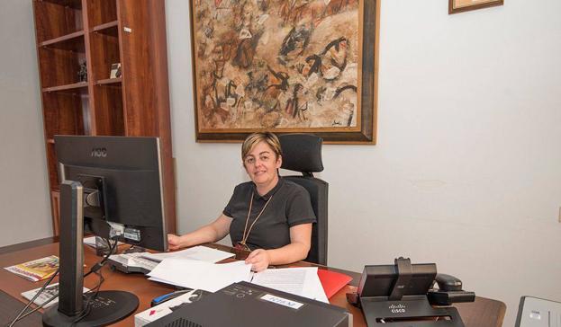 La diputada de Políticas Sociales de la Diputación de Cáceres, Amelia Molero.