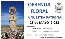 La ofrenda floral a la Patrona tendrá lugar el 28 de mayo