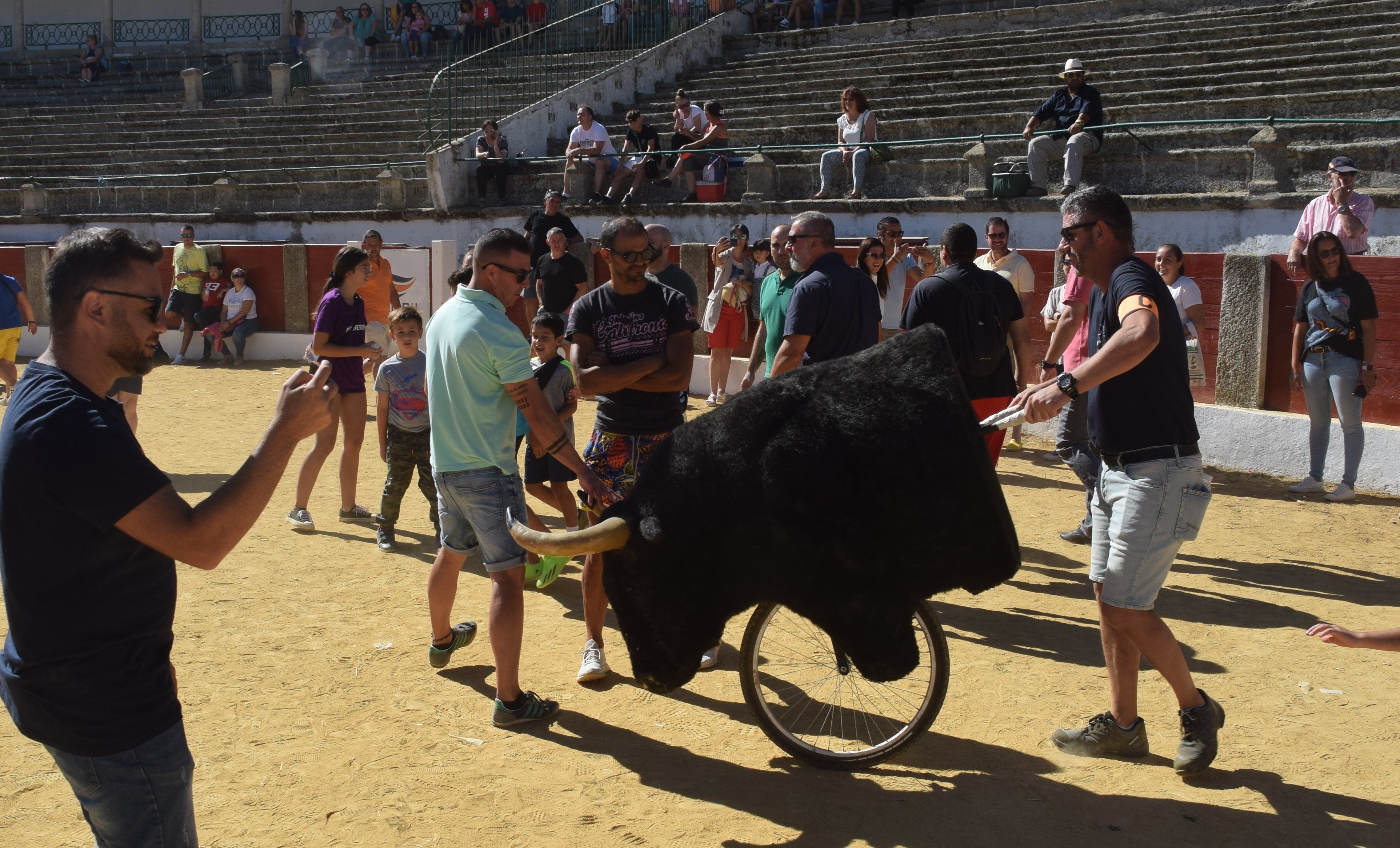 Carretones para los más pequeños en los festejos taurinos