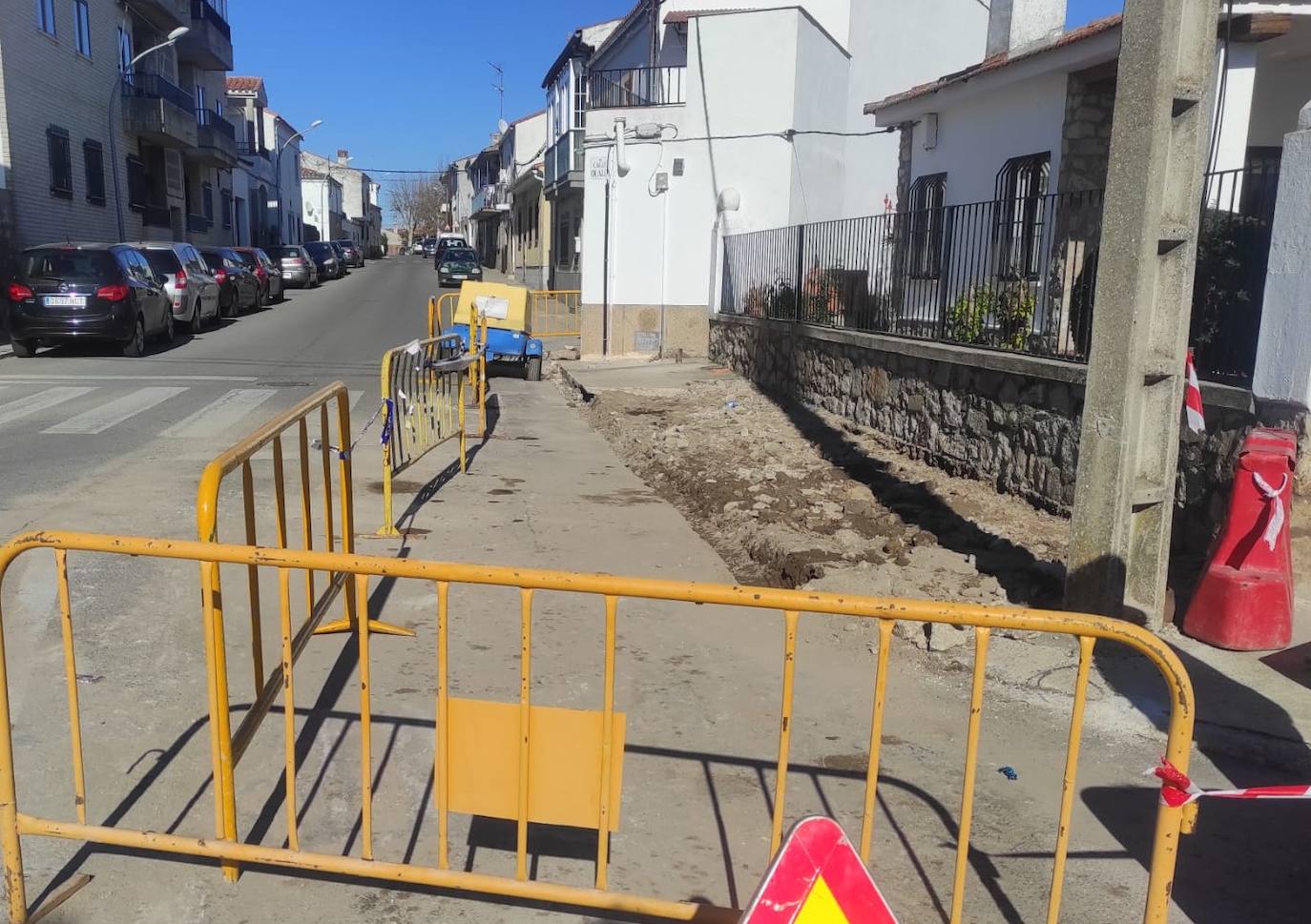 Han comenzado esta semana los trabajos de mejora en la calle Olalla
