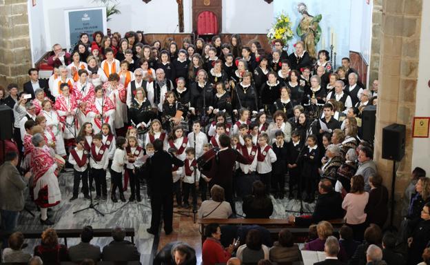 La parroquia acoge la XXXVI Muestra de Villancicos de la Diputación