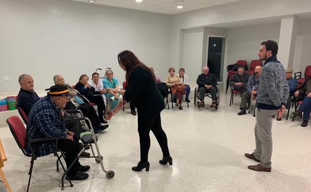 Toros y pintura, en el Centro de Día