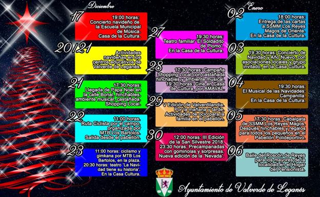Programación de las Navidades