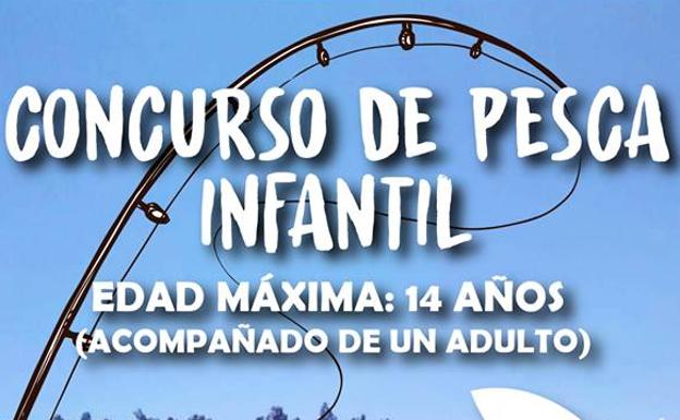 Este sábado 27, concurso de pesca infantil