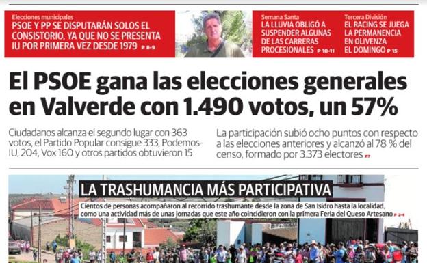 Hoy se publica el número 92 de HOY Valverde de Leganés