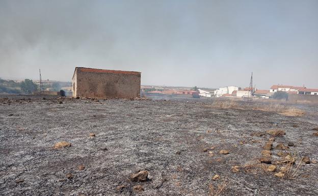 Arden tres hectáreas en 'La Quince'