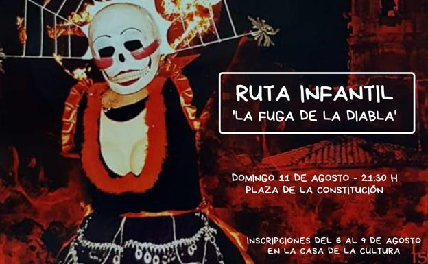 El domingo se celebra la Ruta Infantil 'La Fuga de la Diabla'
