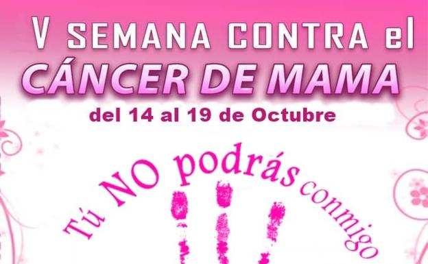 Arranca la Semana Contra el Cáncer de Mama