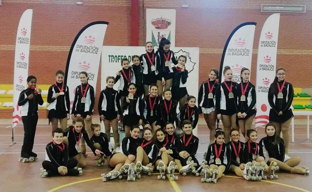 Valverde acoge el Trofeo de Patinaje Artístico de la Diputación de Badajoz