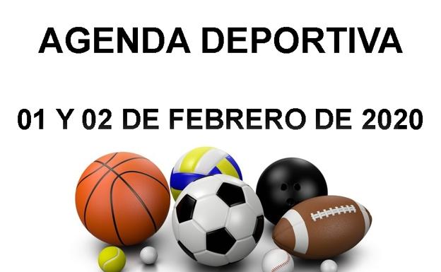 Agenda deportiva del fin de semana