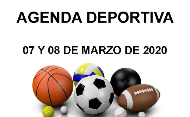Agenda deportiva del fin de semana